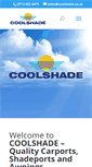 Mobile Screenshot of coolshade.co.za
